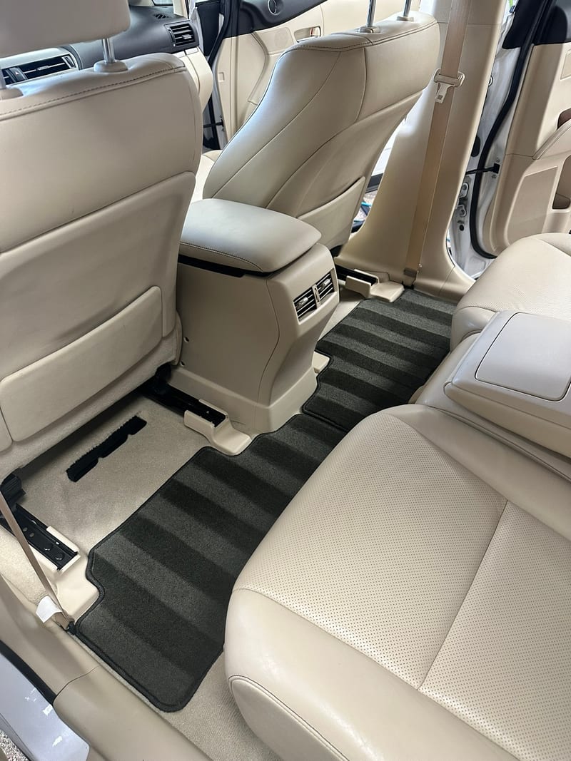 Lexus RX cream leather rear interior fully detailed and clean